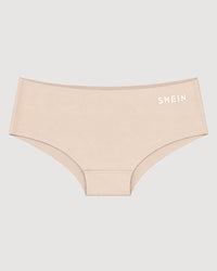 Nude Seamless Logo Bikini Panty