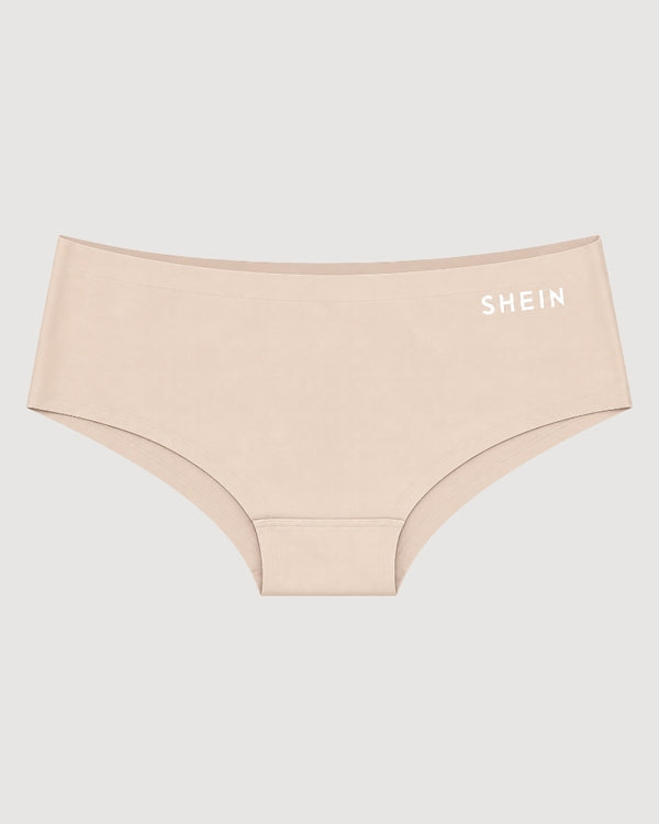 Nude Seamless Logo Bikini Panty