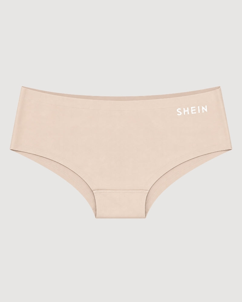 Nude Seamless Logo Bikini Panty