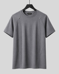 Grey Men’s Tummy Hide Relaxed Fit Aura T-Shirt