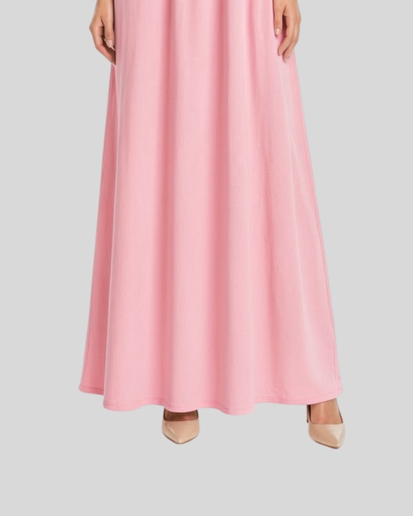 Pink Pearl Aura Flow Maxi Dress