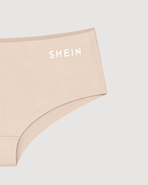 Nude Seamless Logo Bikini Panty