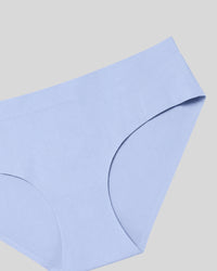 Baby Blue Ribbed  Bikini Panty