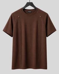 Brown Men’s Tummy Hide Relaxed Fit Aura T-Shirt