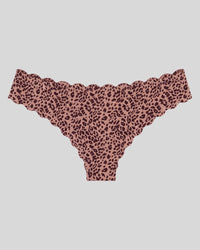 Leopard Print Scallop Bikini Panty
