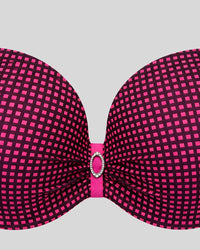 Pink Pixel Soft Push-Up Bra