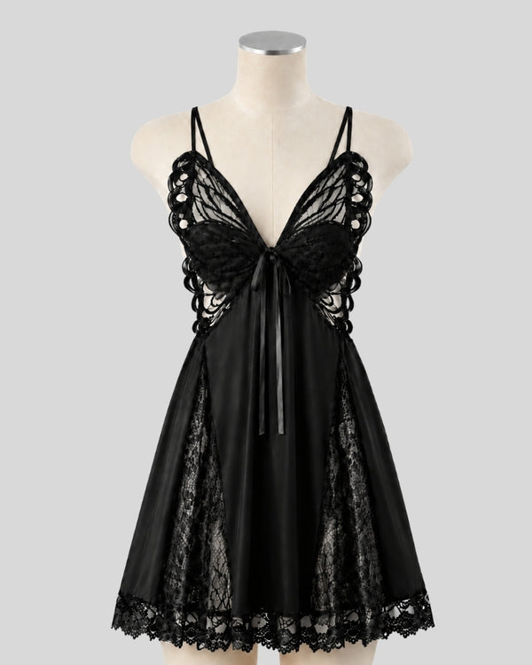 Noir Muse Lace Dress