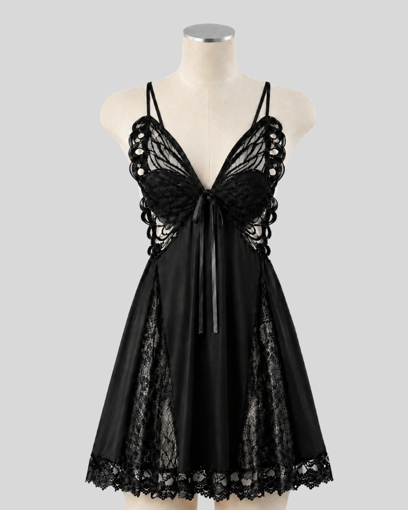 Noir Muse Lace Dress