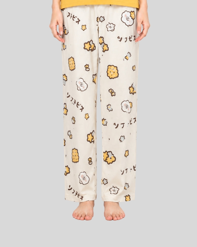Sunny Bliss Printed PJ Set ( Chinese Printed )
