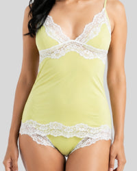 Lemon Lace Cami Set