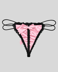 Blush Elegance Lace Thong