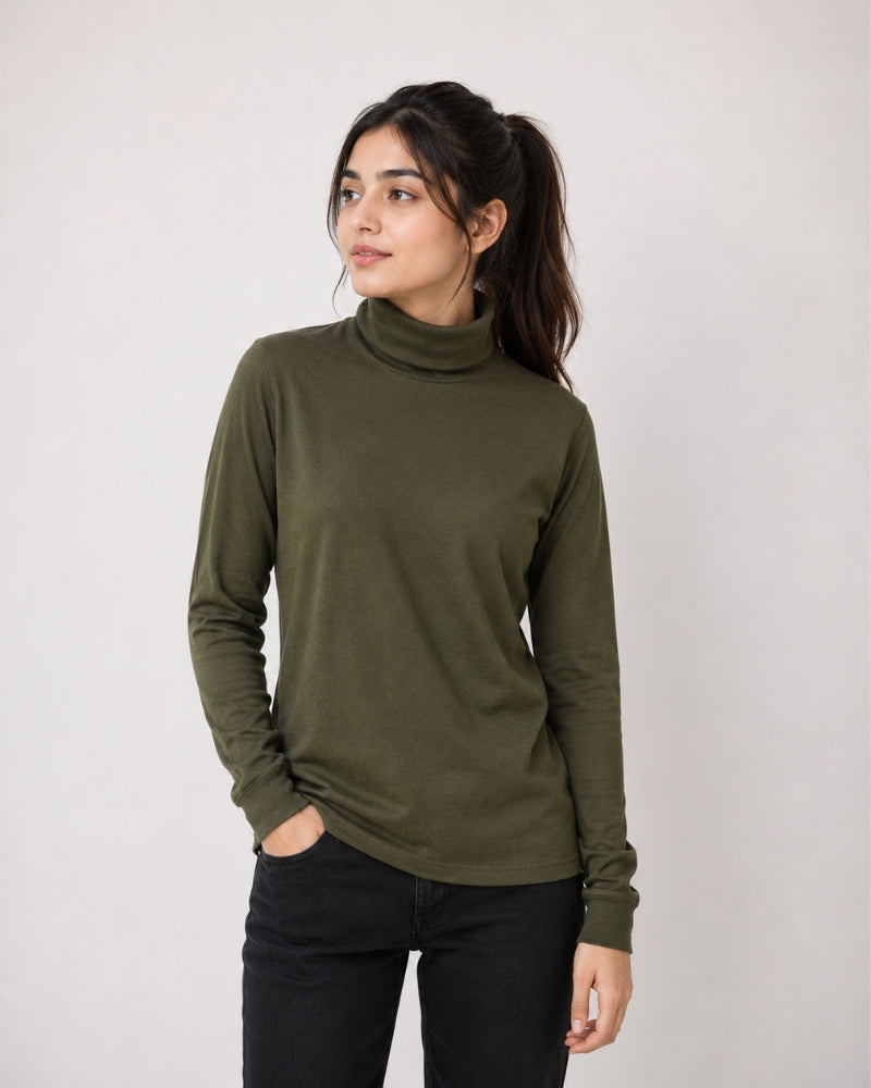 Olive Élan Turtleneck
