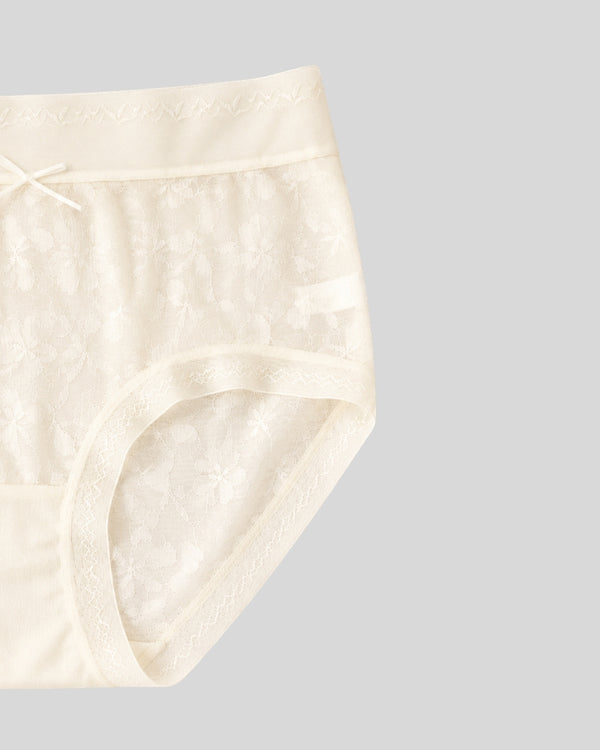 Off White Lace Panty