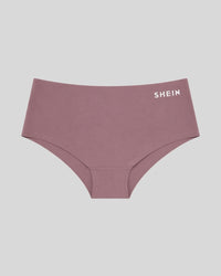 Dusty Rose Seamless Logo Bikini Panty