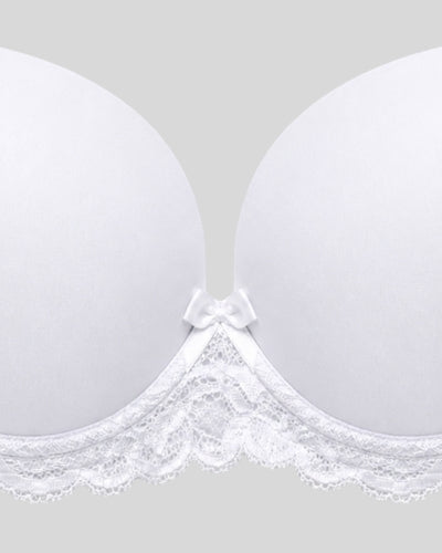 Just Do It Snow Lace Bra