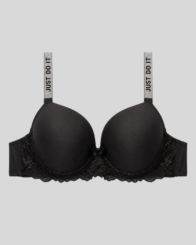 Just Do It Midnight Lace Bra