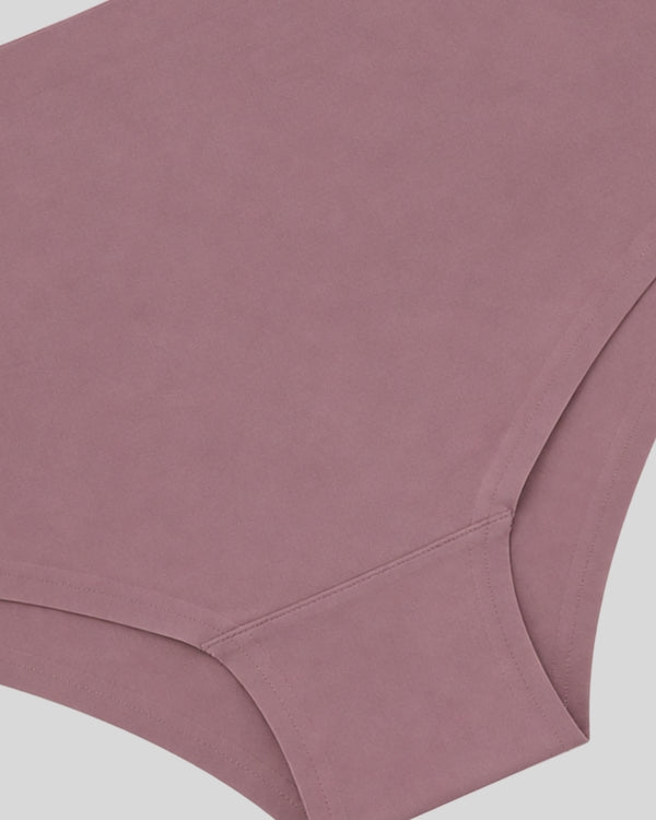 Dusty Rose Seamless Logo Bikini Panty