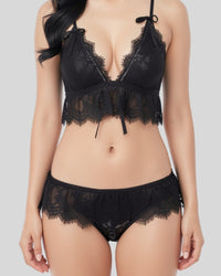 Noir Élan Bralette Set