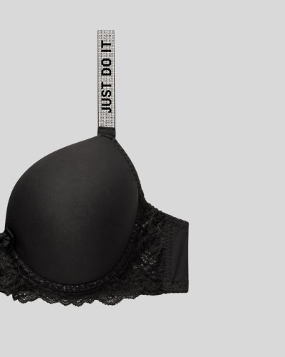 Just Do It Midnight Lace Bra