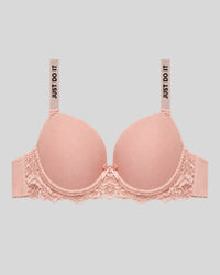 Just Do It Blush Lace Bra