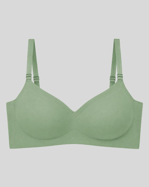 SoftFit Seamless Bra – Pista Green