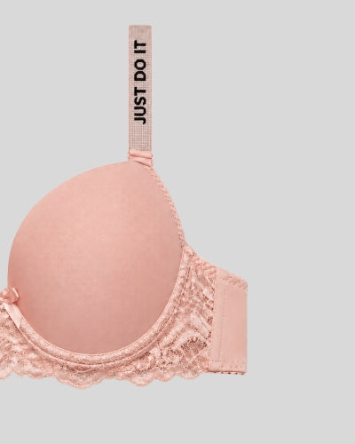 Just Do It Blush Lace Bra