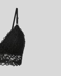 Black Floral Lace Bralette