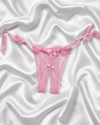 Blush Bloom Lace Tie-Side Panty