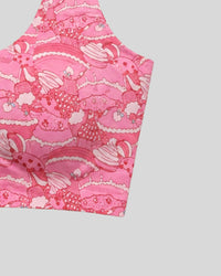 Sweet Candy Print Sports Bra