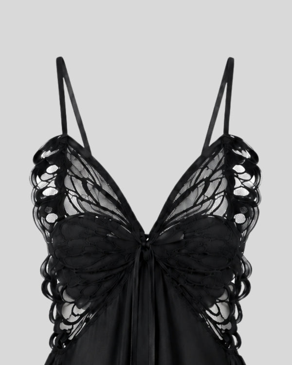 Noir Muse Lace Dress
